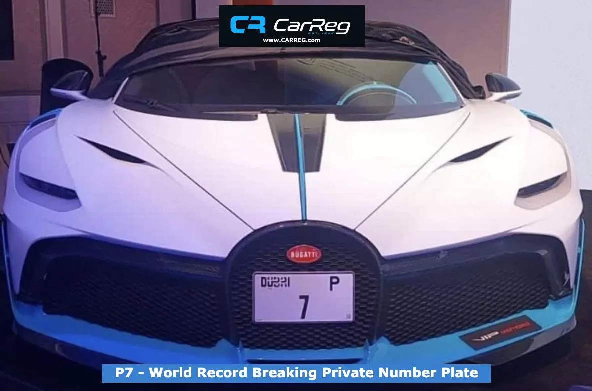 Dubai Private Number Plate Smashes Record Price Paid