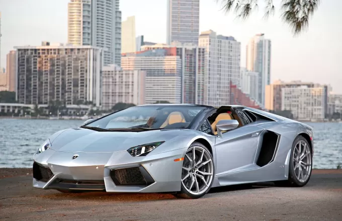 The Lamborghini Aventador LP700-4 Roadster