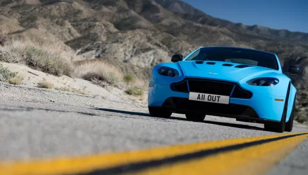 Aston Martin with private number plate