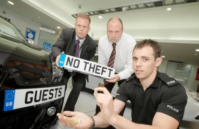 Anti Theft Number Plates