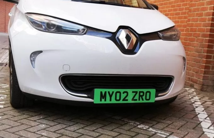 Green Number Plates for Ultra Low Emission Vehicles