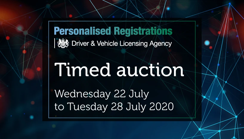 DVLA Auction Timed Sale 22-28 July 2020