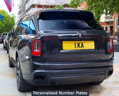 Personalised number outlet plates availability