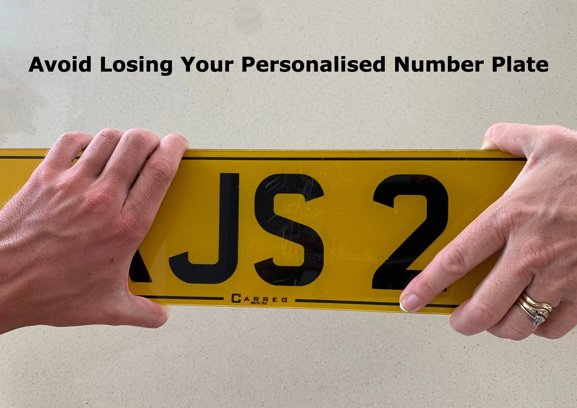 Avoid Losing Your Personalised Number Plate